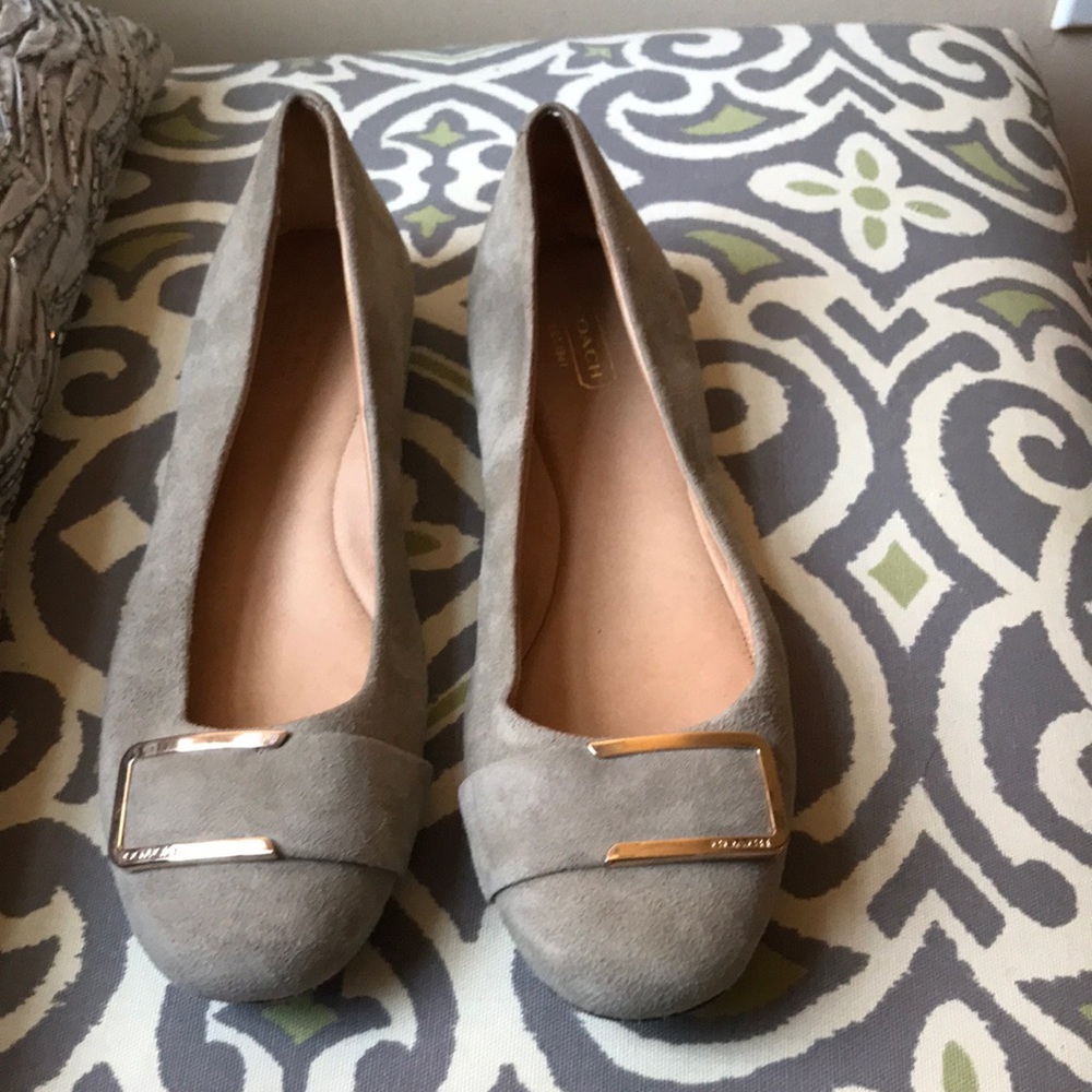 Coach Suede Flats, 9.5b